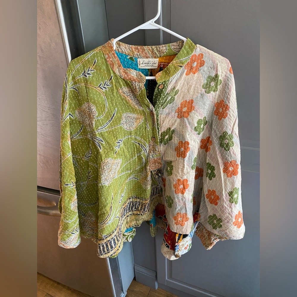 Kantha Bae Poncho Top